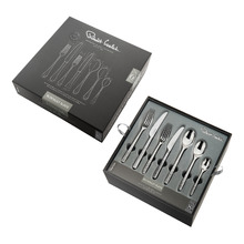 56 Piece Blockley Slate Stainless Steel Cutlery Set